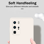 Custodia protettiva a copertura totale antigoccia in silicone liquido imitazione tinta unita, For Huawei P40 Pro, For Huawei nova 5i