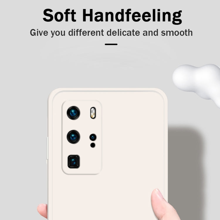 Custodia protettiva a copertura totale antigoccia in silicone liquido imitazione tinta unita, For Huawei P40 Pro, For Huawei nova 5i