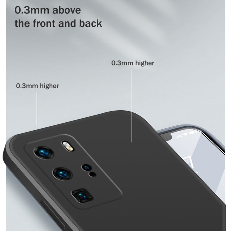 Custodia protettiva a copertura totale antigoccia in silicone liquido imitazione tinta unita, For Huawei P40 Pro, For Huawei nova 5i