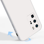 Custodia protettiva a copertura totale antigoccia in silicone liquido imitazione tinta unita, For Huawei P40 Pro, For Huawei nova 5i