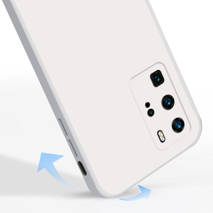 Custodia protettiva a copertura totale antigoccia in silicone liquido imitazione tinta unita, For Huawei P40 Pro, For Huawei nova 5i