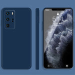 Custodia protettiva a copertura totale antigoccia in silicone liquido imitazione tinta unita, For Huawei P40 Pro, For Huawei nova 5i