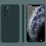 Custodia protettiva a copertura totale antigoccia in silicone liquido imitazione tinta unita, For Huawei P40 Pro, For Huawei nova 5i