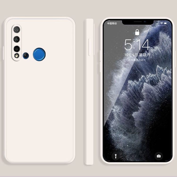 Custodia protettiva a copertura totale antigoccia in silicone liquido imitazione tinta unita, For Huawei P40 Pro, For Huawei nova 5i