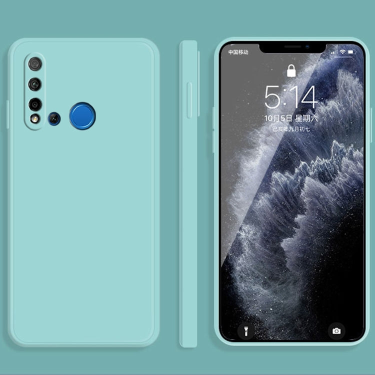 Custodia protettiva a copertura totale antigoccia in silicone liquido imitazione tinta unita, For Huawei P40 Pro, For Huawei nova 5i