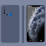 Custodia protettiva a copertura totale antigoccia in silicone liquido imitazione tinta unita, For Huawei P40 Pro, For Huawei nova 5i