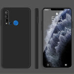 Custodia protettiva a copertura totale antigoccia in silicone liquido imitazione tinta unita, For Huawei P40 Pro, For Huawei nova 5i