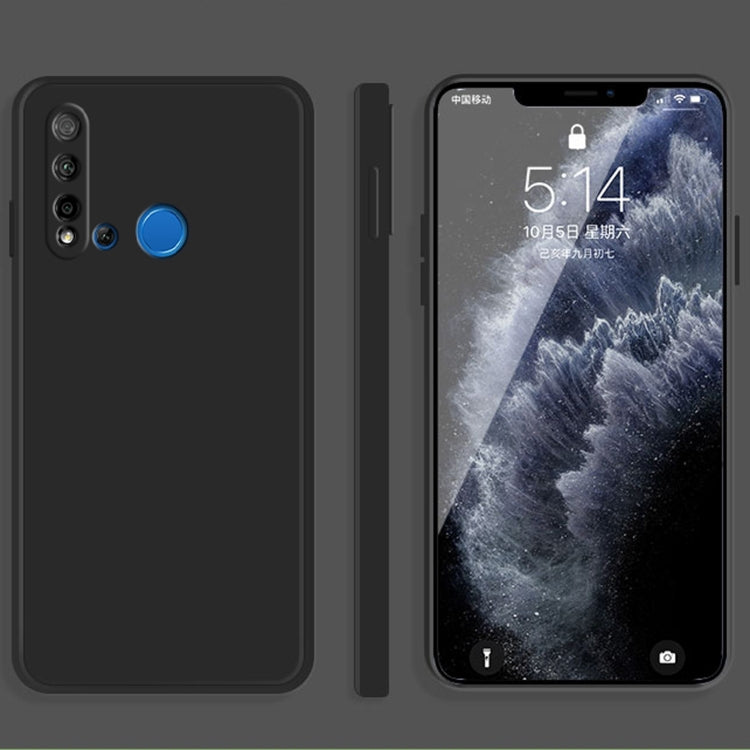 Custodia protettiva a copertura totale antigoccia in silicone liquido imitazione tinta unita, For Huawei P40 Pro, For Huawei nova 5i