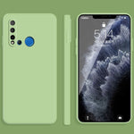 Custodia protettiva a copertura totale antigoccia in silicone liquido imitazione tinta unita, For Huawei P40 Pro, For Huawei nova 5i