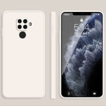Custodia protettiva a copertura totale antigoccia in silicone liquido imitazione tinta unita, For Huawei nova 5i Pro / 5z, For Huawei nova 5 Pro