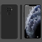 Custodia protettiva a copertura totale antigoccia in silicone liquido imitazione tinta unita, For Huawei nova 5i Pro / 5z, For Huawei nova 5 Pro