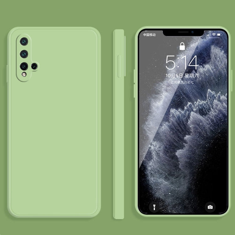 Custodia protettiva a copertura totale antigoccia in silicone liquido imitazione tinta unita, For Huawei nova 5i Pro / 5z, For Huawei nova 5 Pro