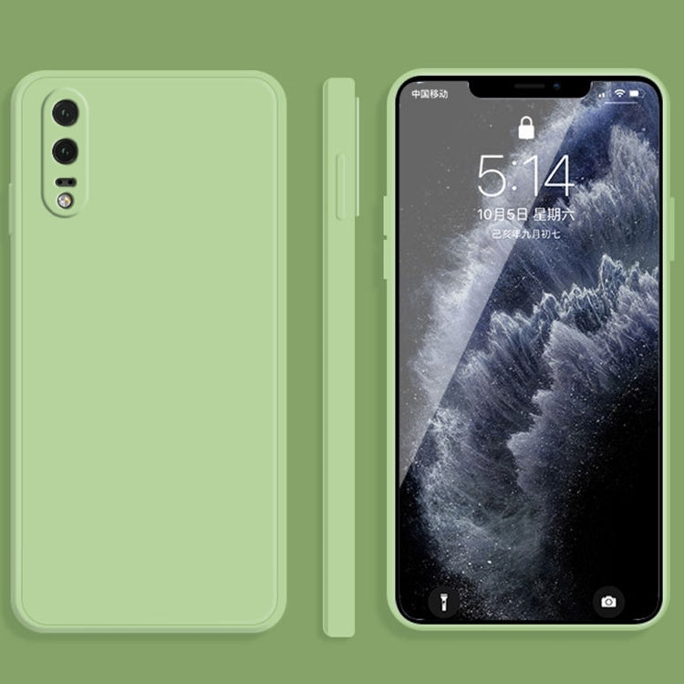 Custodia protettiva a copertura totale antigoccia in silicone liquido imitazione tinta unita, For Huawei P20, For Huawei P20 Pro