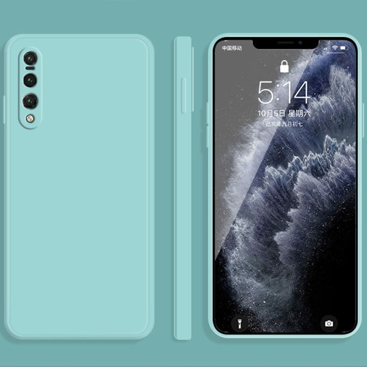 Custodia protettiva a copertura totale antigoccia in silicone liquido imitazione tinta unita, For Huawei P20, For Huawei P20 Pro