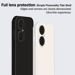 Custodia protettiva a copertura totale antigoccia in silicone liquido imitazione tinta unita, For Huawei P50, For Huawei P50 Pro