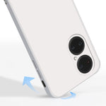 Custodia protettiva a copertura totale antigoccia in silicone liquido imitazione tinta unita, For Huawei P50, For Huawei P50 Pro