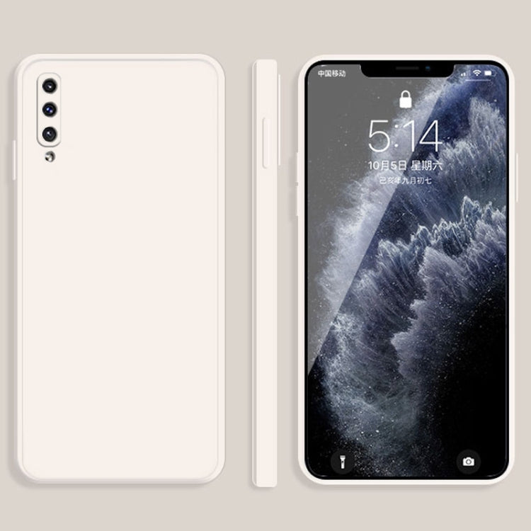 Custodia silicone liquido copertura totale per Samsung Galaxy A50