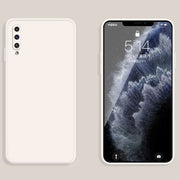 Custodia silicone liquido copertura totale per Samsung Galaxy A50