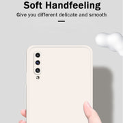 Custodia silicone liquido copertura totale per Samsung Galaxy A50