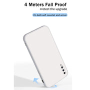 Custodia silicone liquido copertura totale per Samsung Galaxy A50