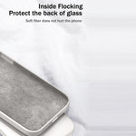 Custodia silicone liquido copertura totale per Samsung Galaxy A50