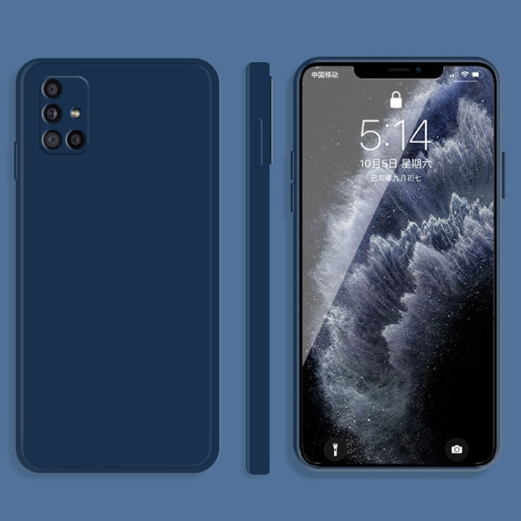 Custodia silicone liquido copertura totale per Samsung Galaxy A50
