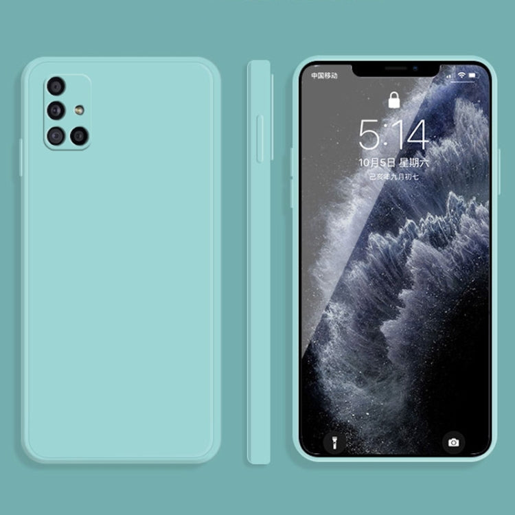 Custodia silicone liquido copertura totale per Samsung Galaxy A50