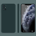 Custodia silicone liquido copertura totale per Samsung Galaxy A50