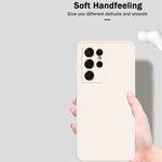 Custodia silicone liquido per Samsung Galaxy S21 Ultra 5G