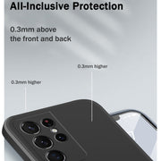 Custodia silicone liquido per Samsung Galaxy S21 Ultra 5G