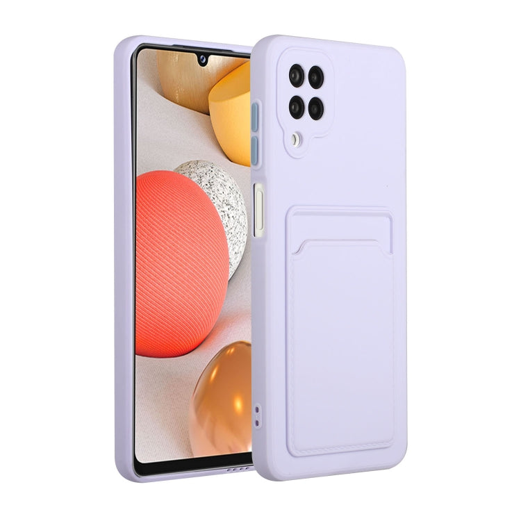 Custodia TPU con slot per schede per Samsung Galaxy A72 5G