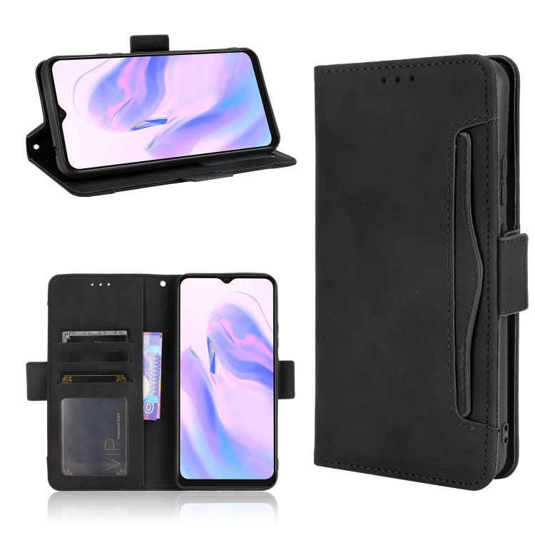 Custodia portafoglio in pelle con slot carte per Galaxy A22 5G