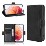 Custodia portafoglio in pelle per Samsung Galaxy S21 FE