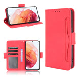 Custodia portafoglio in pelle per Samsung Galaxy S21 FE
