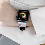 Cinturino di ricambio per cinturino in tela a tre linee, For Apple Watch Series 7  41mm / & 6 & SE & 5 & 4 40mm, For Apple Watch Series  7  45mm / & 6 & SE & 5 & 4 44mm