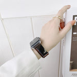 Cinturino di ricambio per cinturino in tela a tre linee, For Apple Watch Series 7  41mm / & 6 & SE & 5 & 4 40mm, For Apple Watch Series  7  45mm / & 6 & SE & 5 & 4 44mm