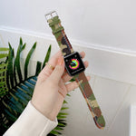 Cinturino di ricambio per cinturino in tela a tre linee, For Apple Watch Series 7  41mm / & 6 & SE & 5 & 4 40mm, For Apple Watch Series  7  45mm / & 6 & SE & 5 & 4 44mm