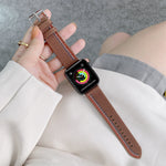 Cinturino di ricambio per cinturino in tela a tre linee, For Apple Watch Series 7  41mm / & 6 & SE & 5 & 4 40mm, For Apple Watch Series  7  45mm / & 6 & SE & 5 & 4 44mm