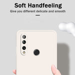Custodia protettiva a copertura totale antigoccia in silicone liquido imitazione tinta unita, For Huawei Enjoy 10 Plus, For Huawei Enjoy 10s