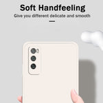 Custodia protettiva a copertura totale antigoccia in silicone liquido imitazione tinta unita, For Huawei Enjoy 20 Pro, For Huawei Enjoy 20 Plus 5G