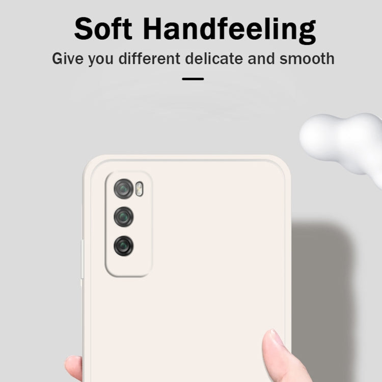 Custodia protettiva a copertura totale antigoccia in silicone liquido imitazione tinta unita, For Huawei Enjoy 20 Pro, For Huawei Enjoy 20 Plus 5G