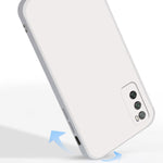 Custodia protettiva a copertura totale antigoccia in silicone liquido imitazione tinta unita, For Huawei Enjoy 20 Pro, For Huawei Enjoy 20 Plus 5G