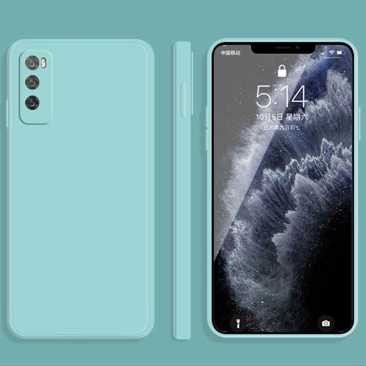 Custodia protettiva a copertura totale antigoccia in silicone liquido imitazione tinta unita, For Huawei Enjoy 20 Pro, For Huawei Enjoy 20 Plus 5G