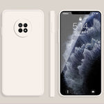 Custodia protettiva a copertura totale antigoccia in silicone liquido imitazione tinta unita, For Huawei Enjoy 20 Pro, For Huawei Enjoy 20 Plus 5G