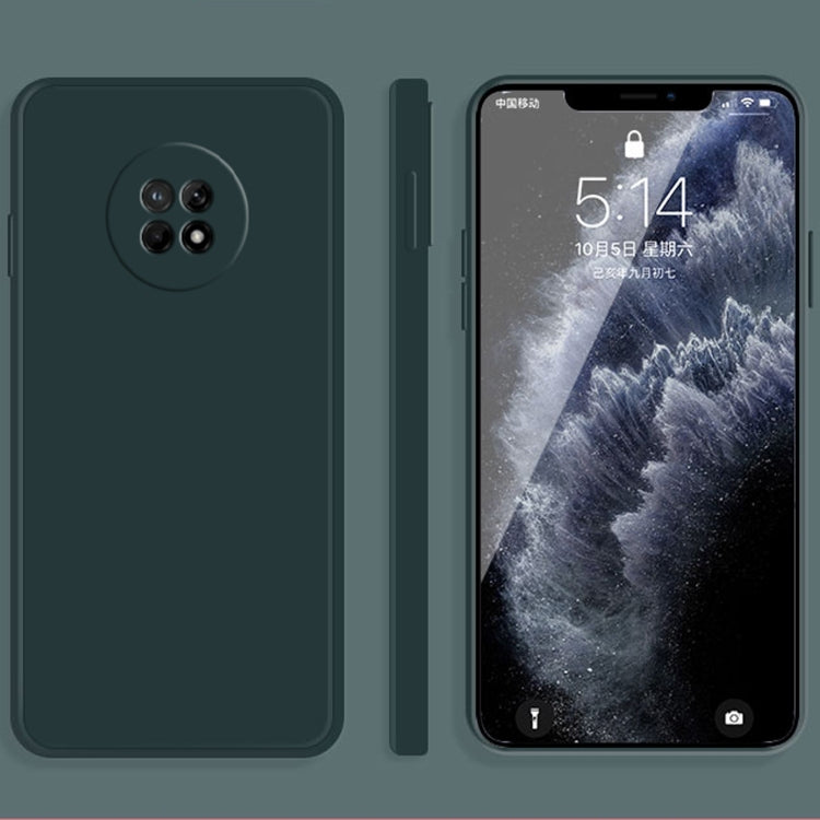 Custodia protettiva a copertura totale antigoccia in silicone liquido imitazione tinta unita, For Huawei Enjoy 20 Pro, For Huawei Enjoy 20 Plus 5G