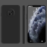 Custodia protettiva a copertura totale antigoccia in silicone liquido imitazione tinta unita, For Huawei Enjoy 20 Pro, For Huawei Enjoy 20 Plus 5G