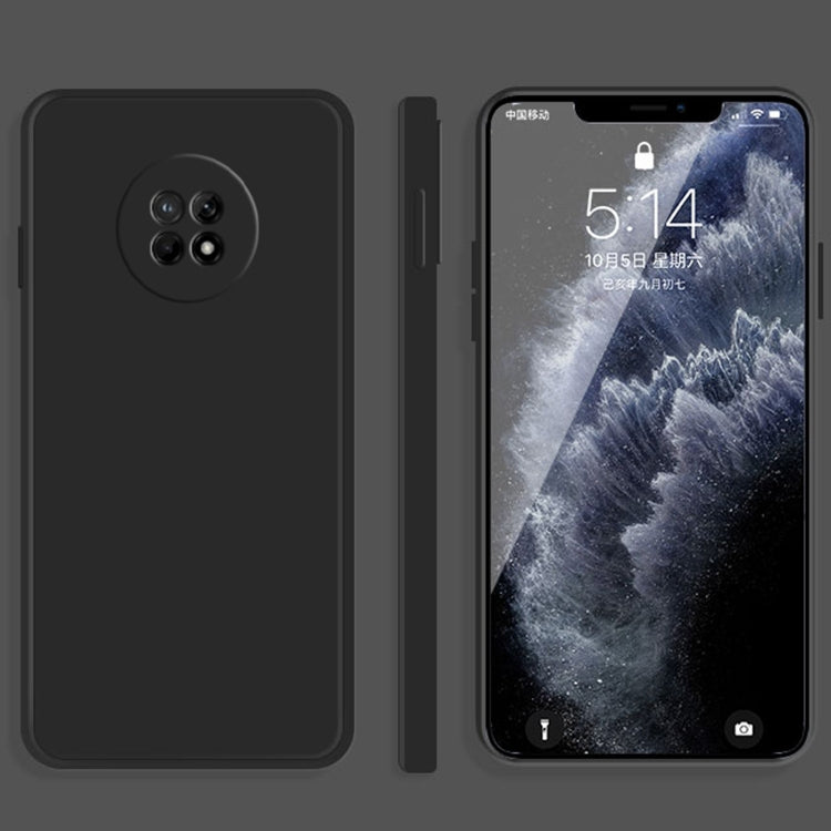 Custodia protettiva a copertura totale antigoccia in silicone liquido imitazione tinta unita, For Huawei Enjoy 20 Pro, For Huawei Enjoy 20 Plus 5G