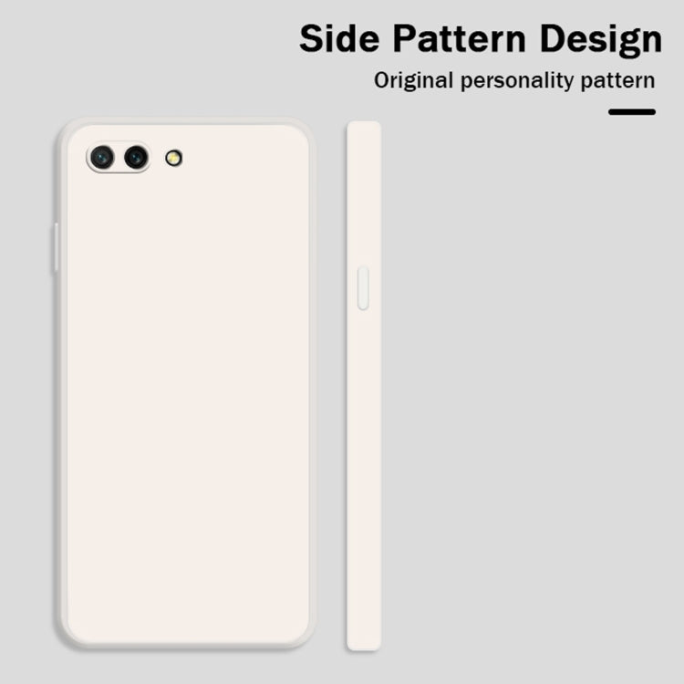 Custodia protettiva a copertura totale antigoccia in silicone liquido imitazione tinta unita, For Honor 10, For Honor 20