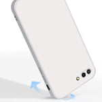 Custodia protettiva a copertura totale antigoccia in silicone liquido imitazione tinta unita, For Honor 10, For Honor 20