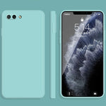 Custodia protettiva a copertura totale antigoccia in silicone liquido imitazione tinta unita, For Honor 10, For Honor 20